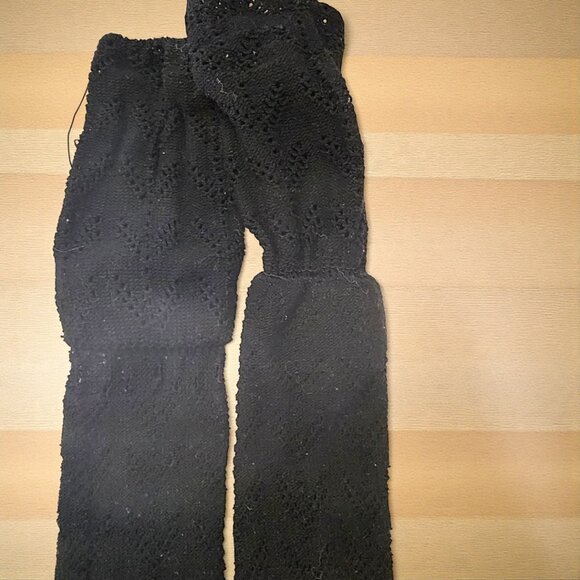 2 Pairs of Knee-High Socks – Speckled Tan & Black – Cozy, Soft, No Tags - Picture 3 of 4